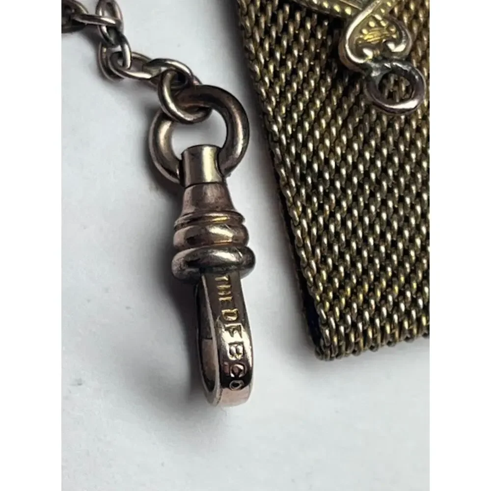 Victorian THEDEBCO Nonpareil GF Fob Clip Lobster Claw Pocket Watch Accessories